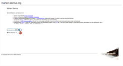 Desktop Screenshot of marten.stenius.org